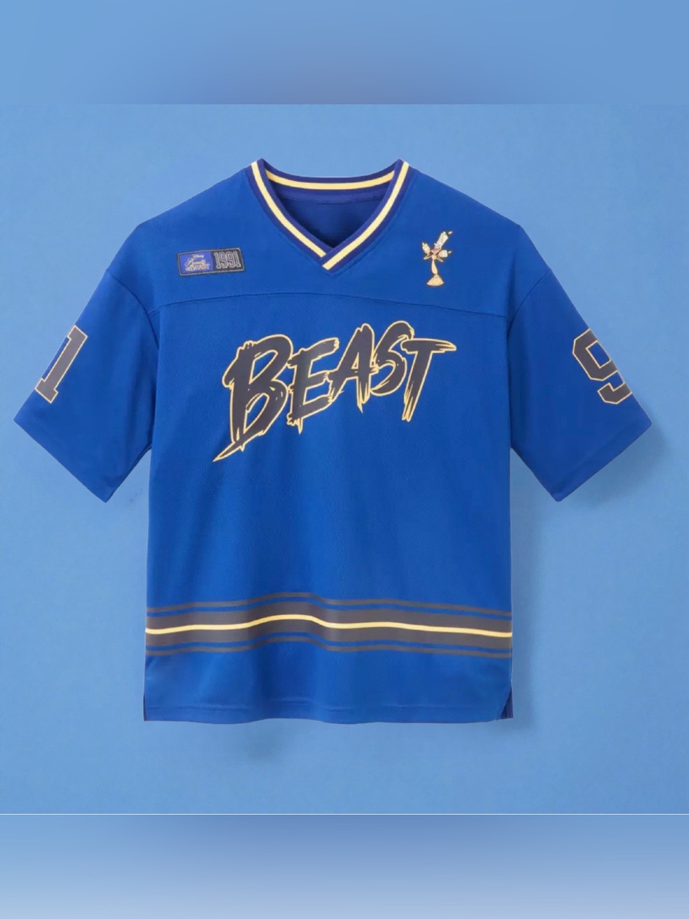Disney Parks BEAST #91 Football Jersey